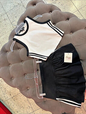 Storm Boutique Black & White Color Block Set